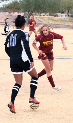 Kierstead in Pride girls soccer driver’s seat 