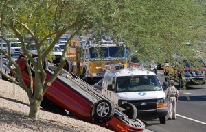 Freeway crash