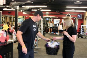 The BAR Fitness silent auction