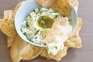 Buttermilk ricotta cheese dip