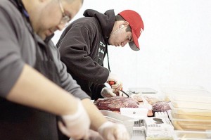 Meat cutting