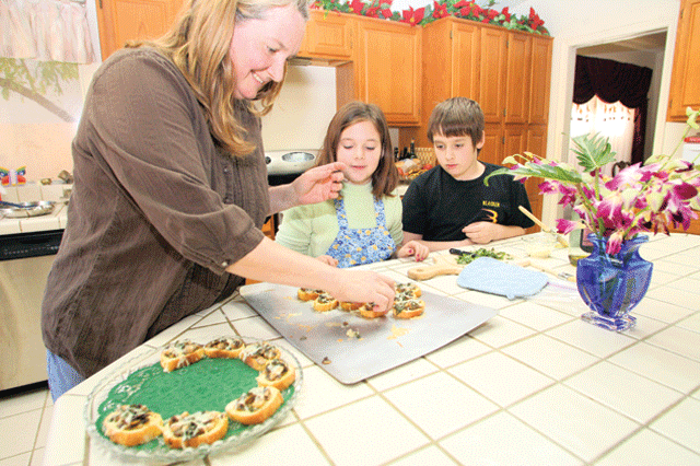 Enough baking – now on to the appetizers 