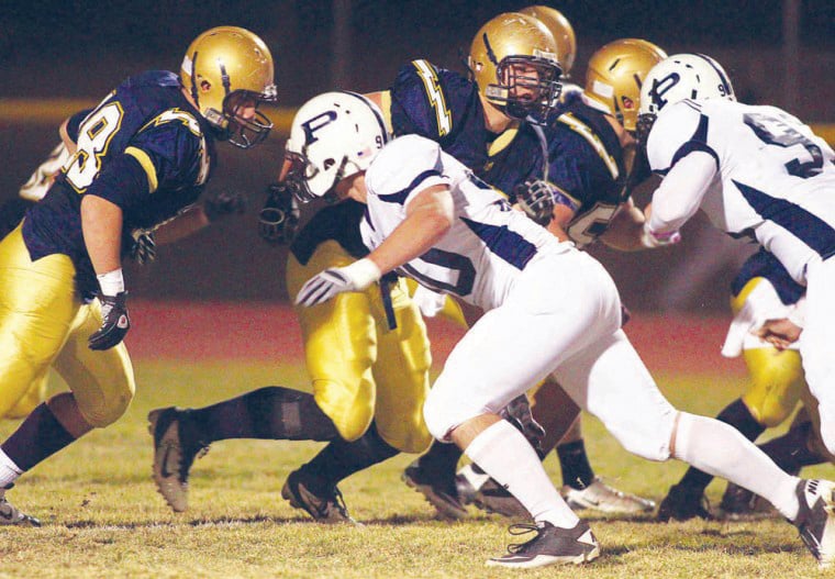 Desert Vista offensive line 