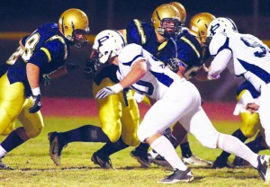 Desert Vista offensive line 