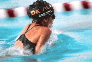 Carroll competes in swim meet 