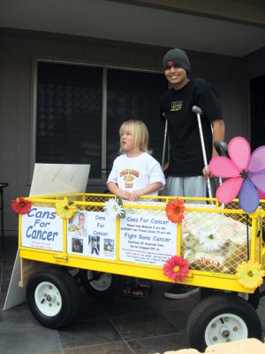 4-year-old collects cans, raises money for neighbor 