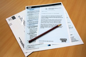 Census forms arriving 