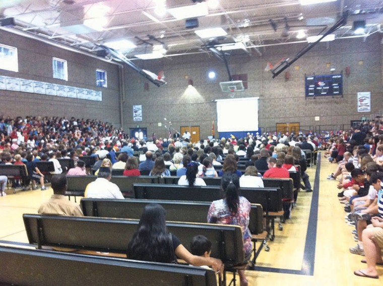 Patriotic Day at Akimel A-al Middle School