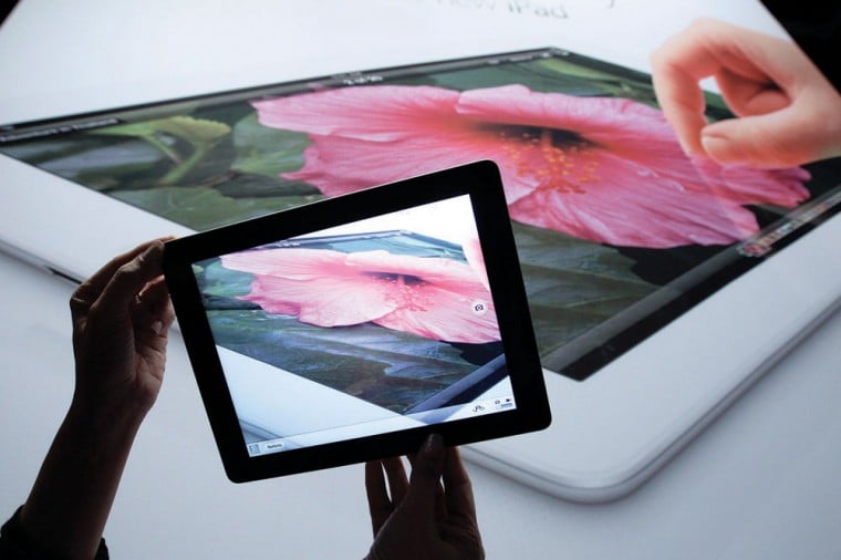 New iPad boasts sharper screen