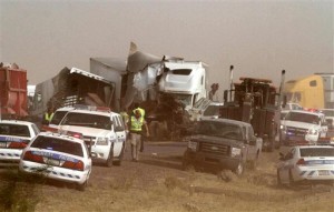 Arizona Dust Storm Crash