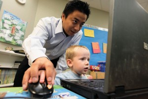 Preschoolers Learn Life and Computer Skills