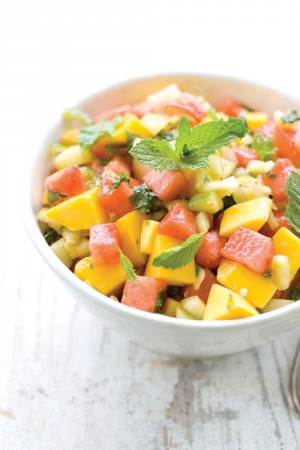 Spicy mango fruit salad