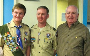 Three generations of Eagle Scouts 