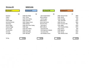 Division III Sectionals