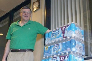 Water collections for the homeless