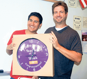 DV math teacher honored by local radio station 