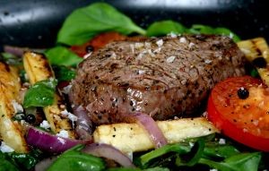 Steak dinner