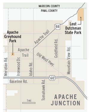 Apache Junction map