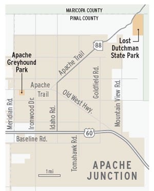 Apache Junction map