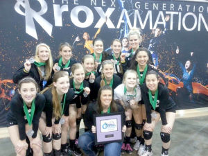 Local volleyball team finishes 2nd