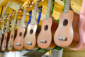 Keystone Montessori receives donation of ukuleles