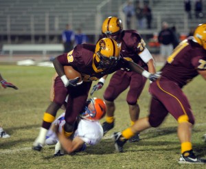 GameNight: Pride roll in playoff opener to 49-14 win 