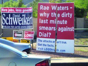 Campaign signs