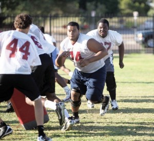 Mountain Pointe offensive line