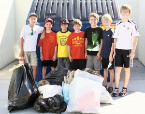 Cub Scout community service project