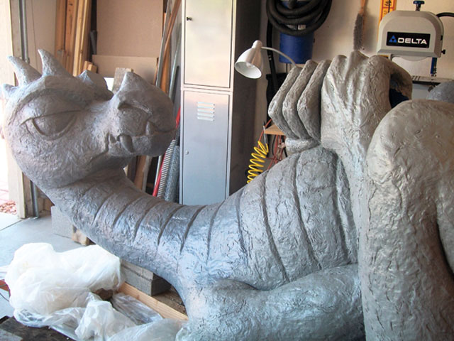 AF artist transforms entrance of Golfland Sunsplash 