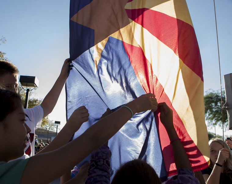 Lomas Flag Raising