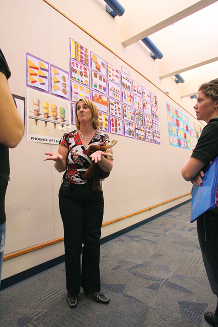 Small group school tours for KSD parents ease new school anxiety 