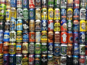 Canned beer
