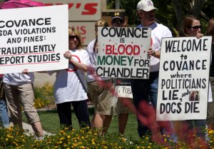 Group protests testing facility in Chandler 