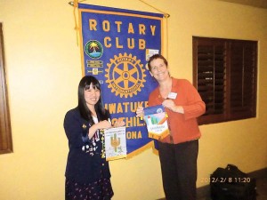 Ahwatukee Foothills Rotary Club, Hiroshima Rotary exchange flags