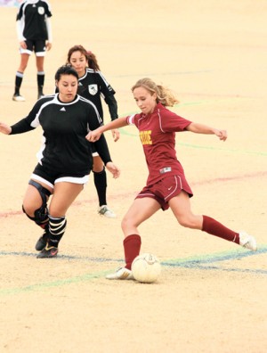 Kierstead in Pride girls soccer driver’s seat 