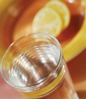 Water with lemon