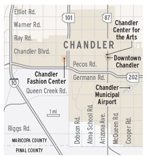 Chandler map