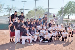 Charity softball game