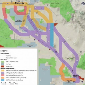 Phoenix-to-Tucson passenger rail study