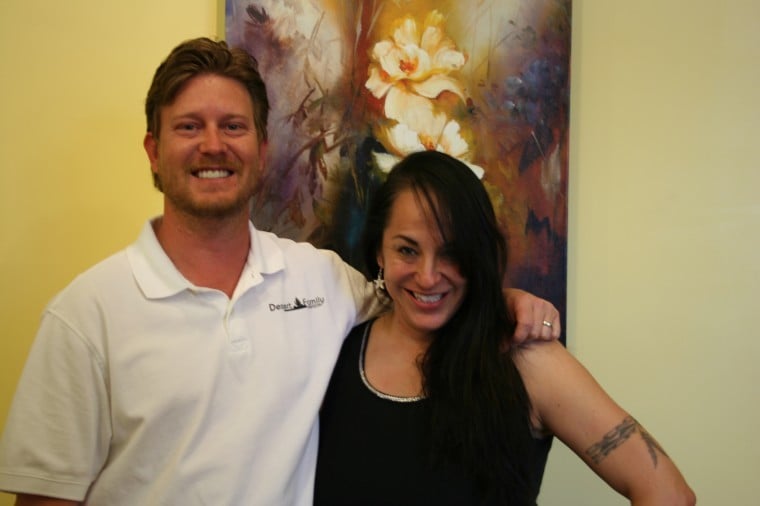 Dr. Clint Boscamp with Coralea Gosnell