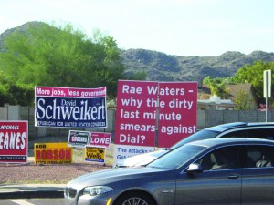 Campaign signs