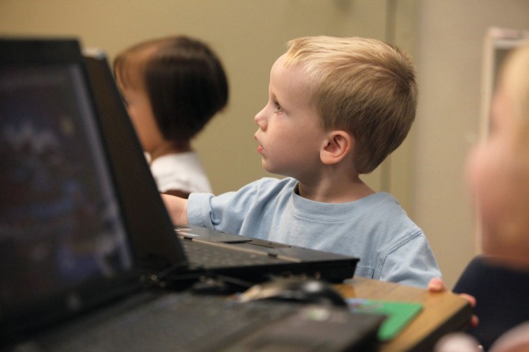 Preschoolers Learn Life and Computer Skills