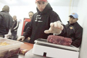 Meat cutting