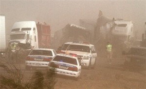 Arizona Dust Storm Crash