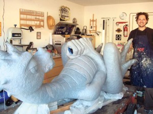 AF artist transforms entrance of Golfland Sunsplash 