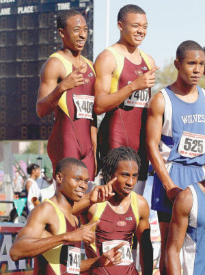 Mountain Pointe relay team