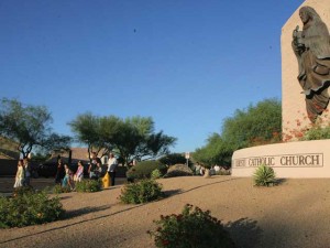 Students observe Walk to School Day 