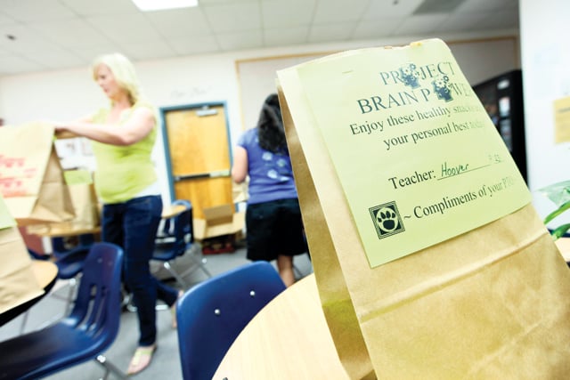 AIMS week means healthy snacks for Monte Vista students 