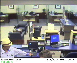 Wheelchair bank robbery
